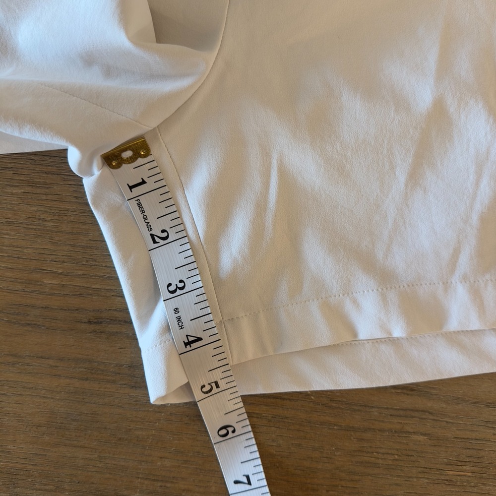 Louis Castel Women's White Golf Shorts-Size 70-U.S 4-Japanese Performance Fabric - Picture 12 of 16